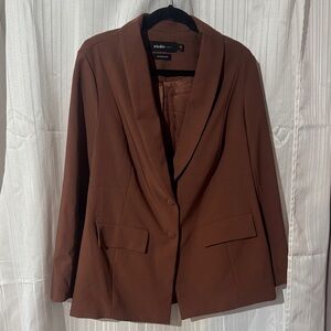 Luxe Point Women's Brown Blazer